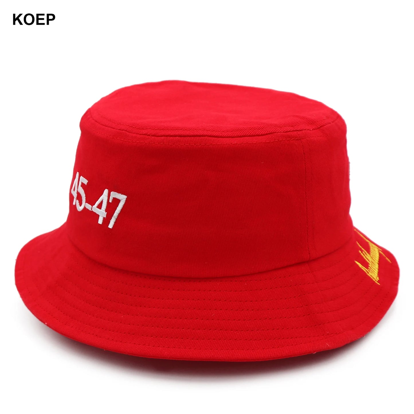 MAGA Red Bucket Hat Trump 2024 Flag Cap Make America Great Again Donald Trump Unisex Outdoor Sun Hat