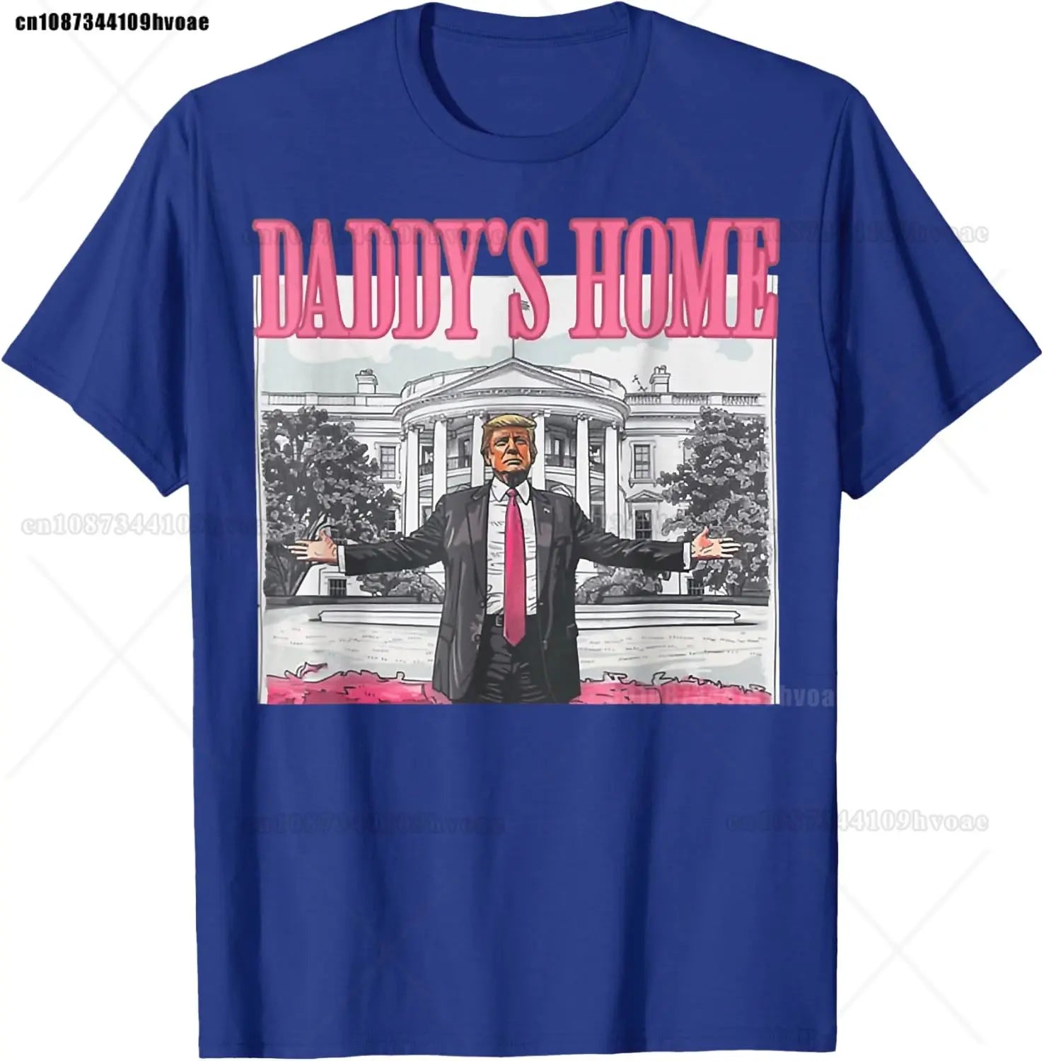 Trump 2024 Take America Back Daddy'S Home Trump Pink 2024 T-Shirt